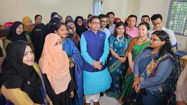 Palak promises laptops for women trainees in Cox's Bazar