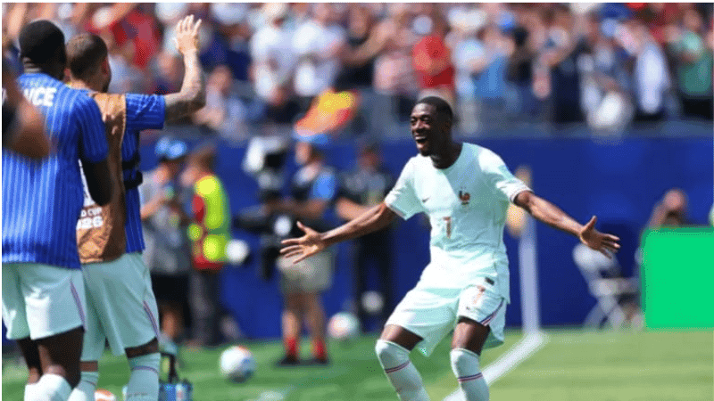 Dembélé scores second-fastest hat-trick in World Cup history