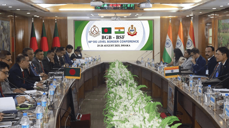 BGB-BSF DG level border conference begins in Dhaka