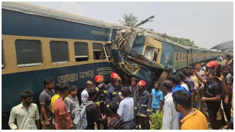 Dhaka's train link with north-western parts of country snapped after train accident in Gazipur