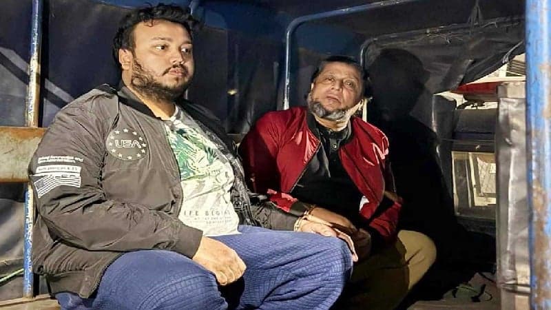 Ex-NCC councillor, his son detained