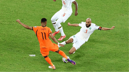 Gakpo's goal puts Netherlands ahead, Morocco under pressure