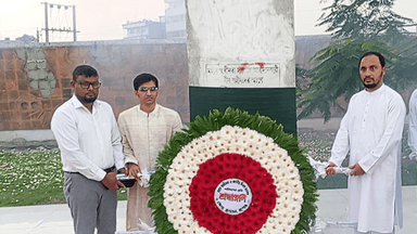 Covering Bangabandhu's name on Jashore Victory Monument sparks anger