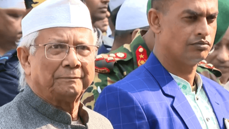 Chief Adviser attends Khaleda Zia’s funeral prayers at Manik Mia Avenue
