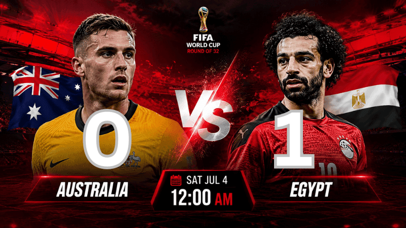 Australia vs Egypt—World Cup: Live score and match stats