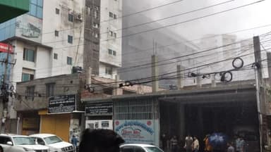 Fire breaks out at electrical substation near FDC in Dhaka