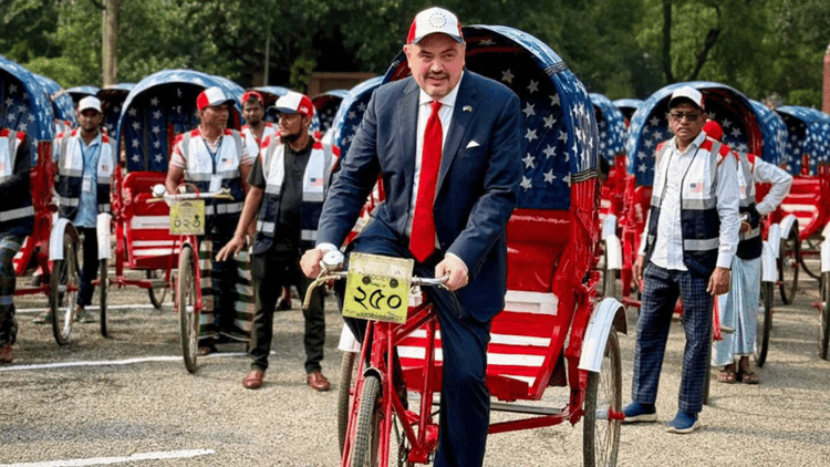 US flag themed rickshaw launched