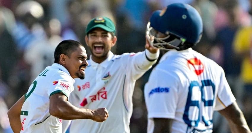 Bangladesh holds nerve for gritty draw in Galle test
