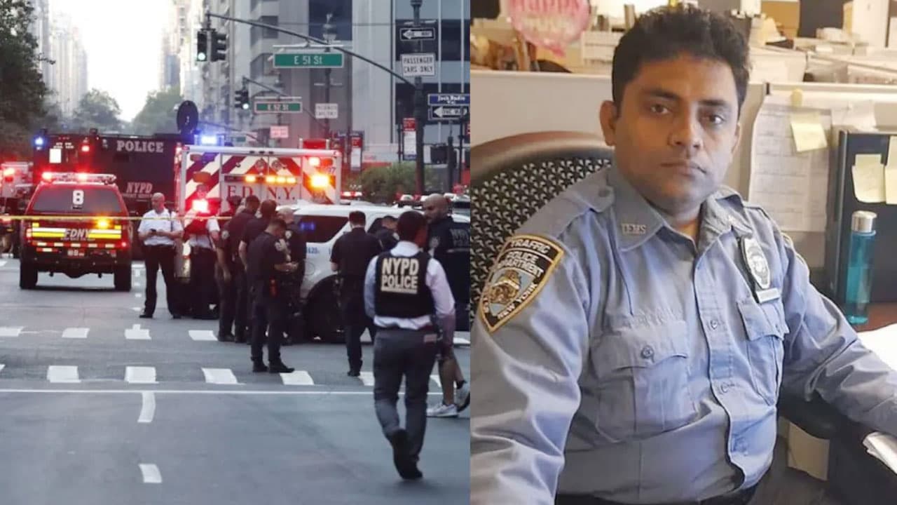 NYPD officer Didarul Islam hailed as hero after fatal shooting in Manhattan