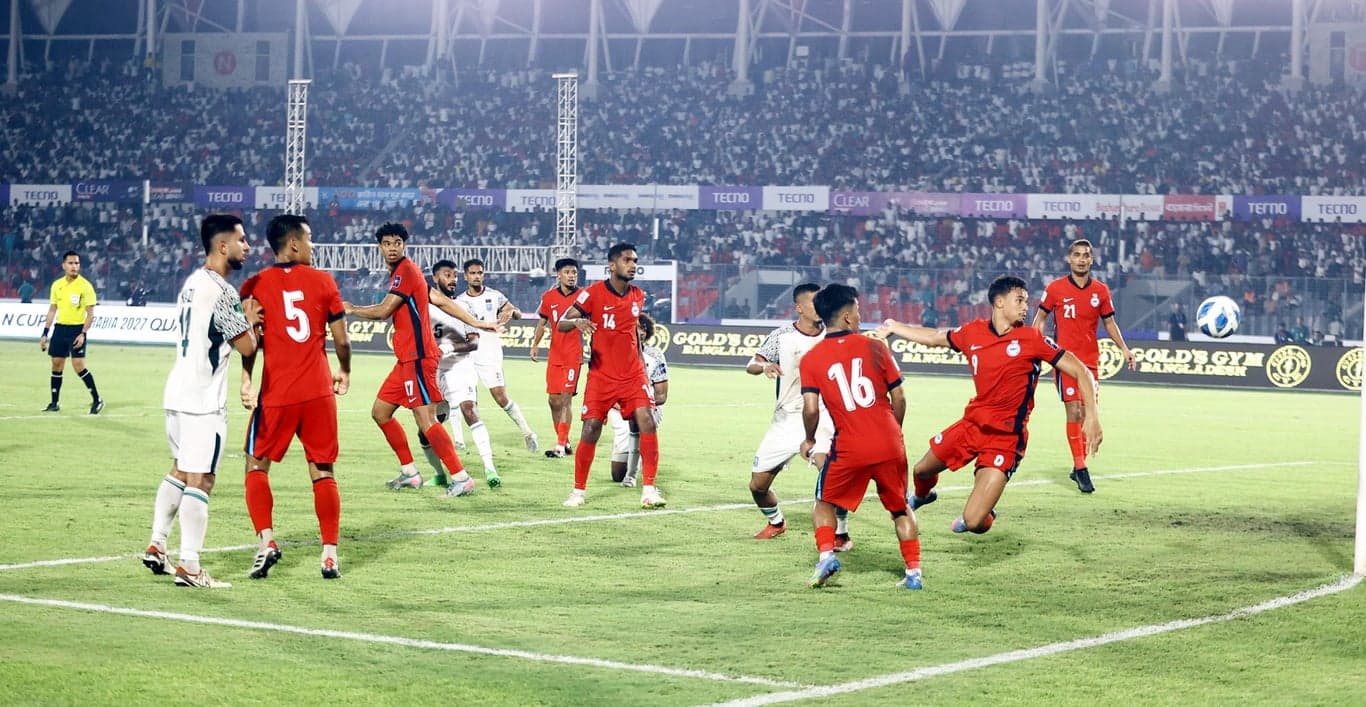 Bangladesh unable to secure victory against Singapore