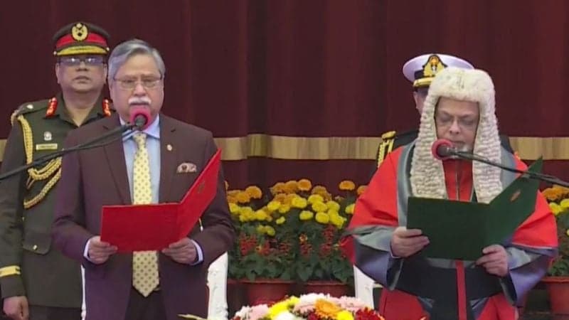Justice Zubayer Rahman Chowdhury sworn in as new chief justice