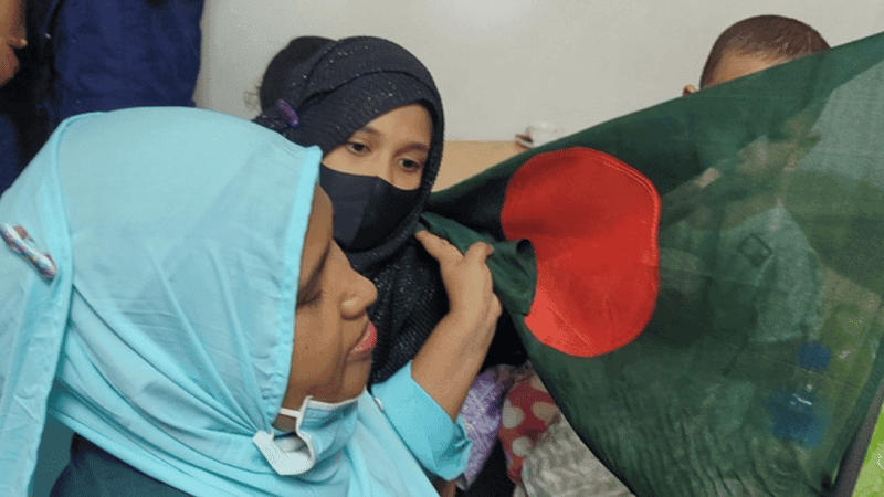 Woman detained at National Memorial while trying to pay tribute 'on behalf of Awami League'