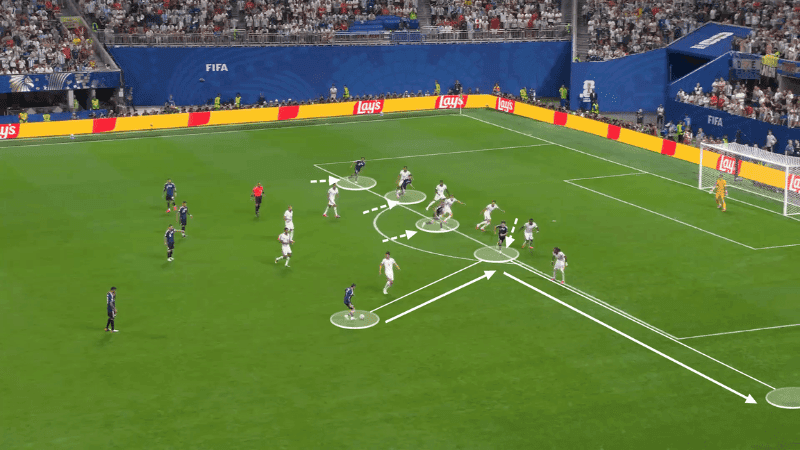 Did England down on luck by being overly defensive after the goal?