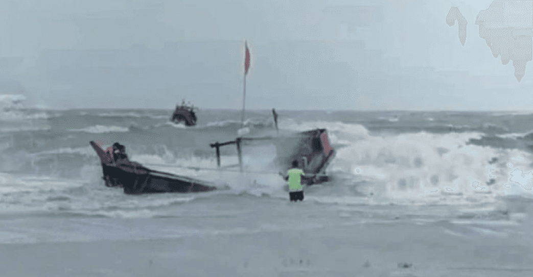 Trawler capsizes in Bay of Bengal: bodies of 5 fishermen found after 22 hours
