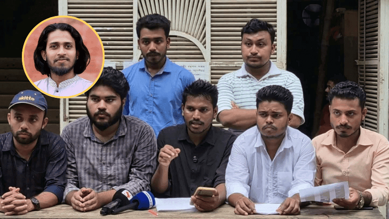 Two students demand justice against GS Ammar for assault with Chhatra League tag