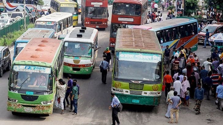 Bus fare reduce by 3 paisa per km, effective from Tuesday