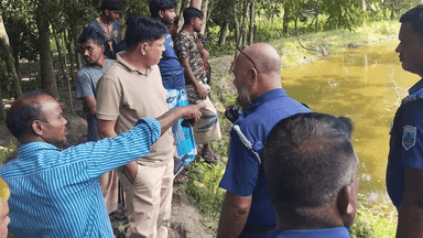 Ansar member found dead in Natore pond, shirt and sandals found nearby