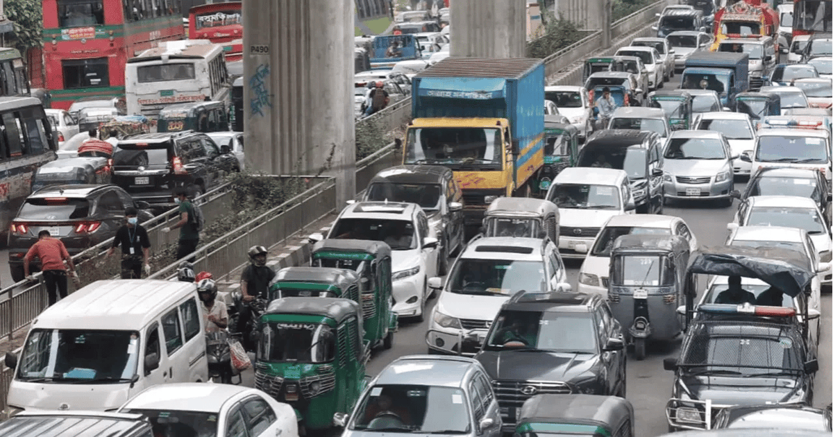 Severe traffic congestion grips Dhaka