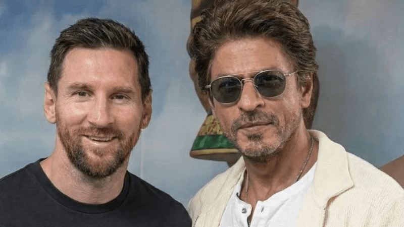 Messi–Shah Rukh historic meeting in Kolkata