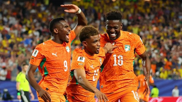 Ivory Coast lead 1-0 against Curacao
