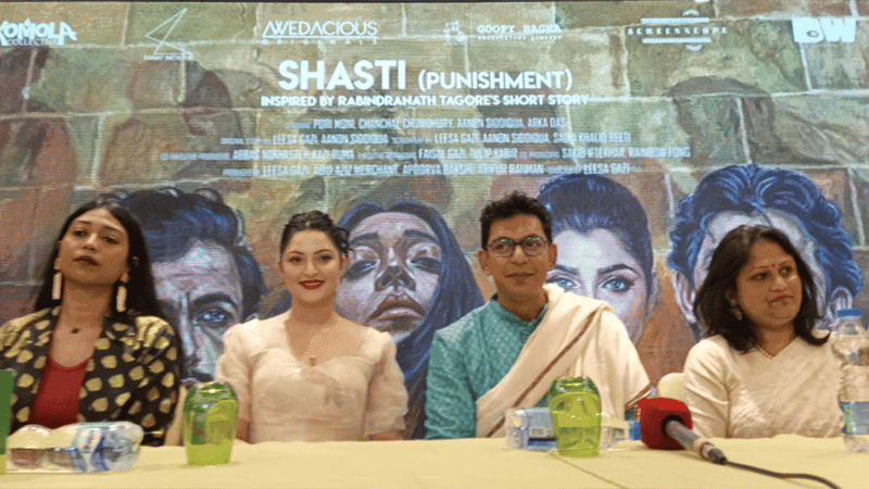 Pori Moni teams up with Chanchal Chowdhury in ‘Shasti’