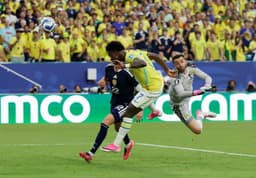 Vinicius double gives Brazil 2-0 lead over Scotland at half-time
