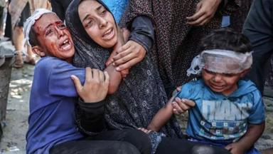 Gaza civil defence says 48 killed in three strikes