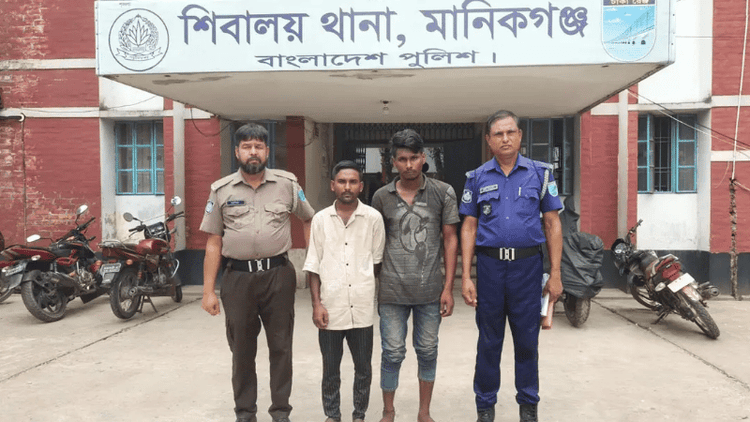 Three arrested for allegedly raping elderly woman in Manikganj