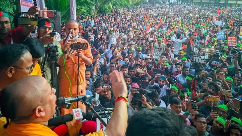 Hindus most discriminated against in country: Chinmoy Krishna at the rally