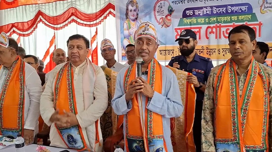 Law minister urges Hindus to unite against ‘evil forces’