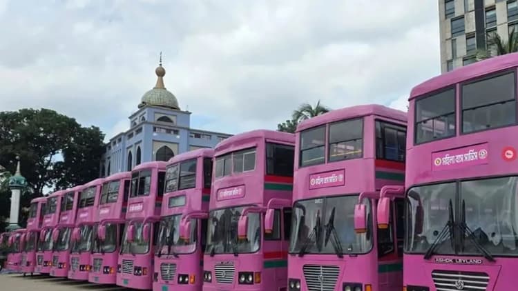 Special women-only bus services launch in Dhaka and two other cities today