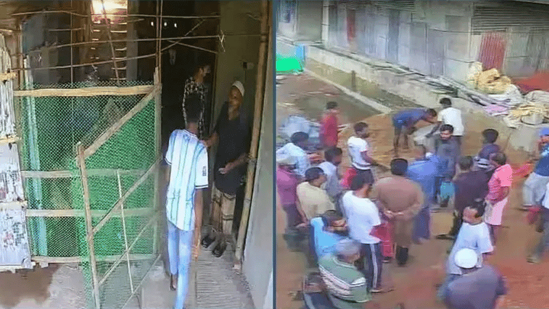 Worker hacked, cocktails exploded as armed gang attacks Chattogram building over unpaid extortion
