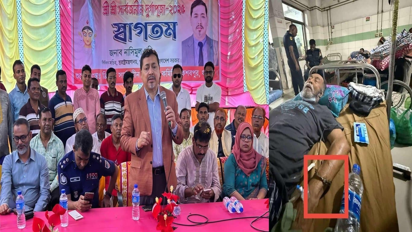 'Viral photo of ex-minister Nurul Majid in handcuffs is fake'