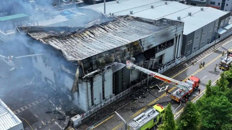 18 Chinese among 22 dead in South Korea battery factory fire
