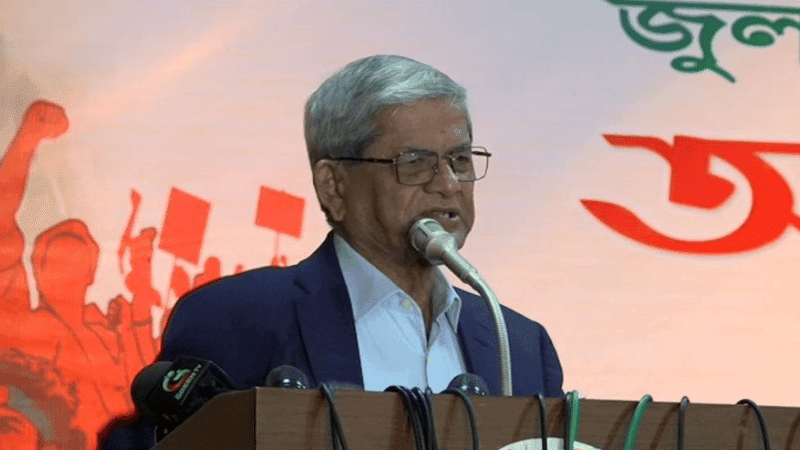Everyone become a July warrior after changing colours: Mirza Fakhrul