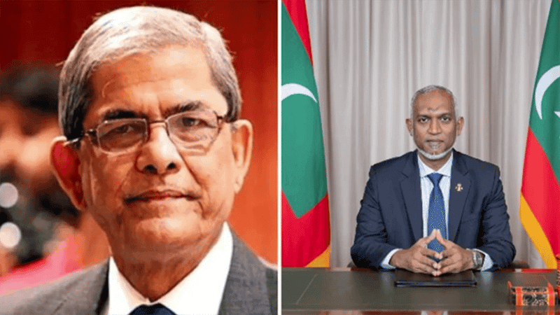 Maldives President congratulates Mirza Fakhrul on election