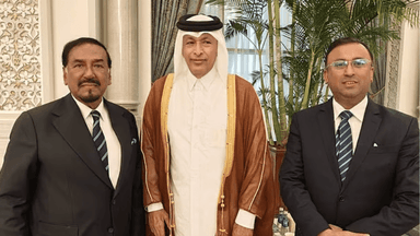 Speaker hands over PM’s condolence message to Qatar's Emir