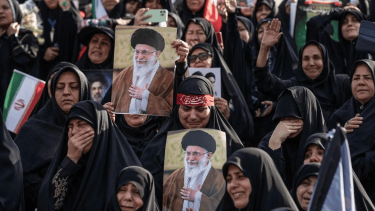Millions of Iranians gather to pay last respects to Khamenei