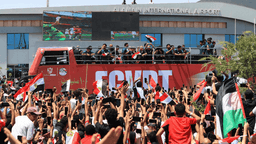 Hundreds welcome Salah's Egypt home after best World Cup run