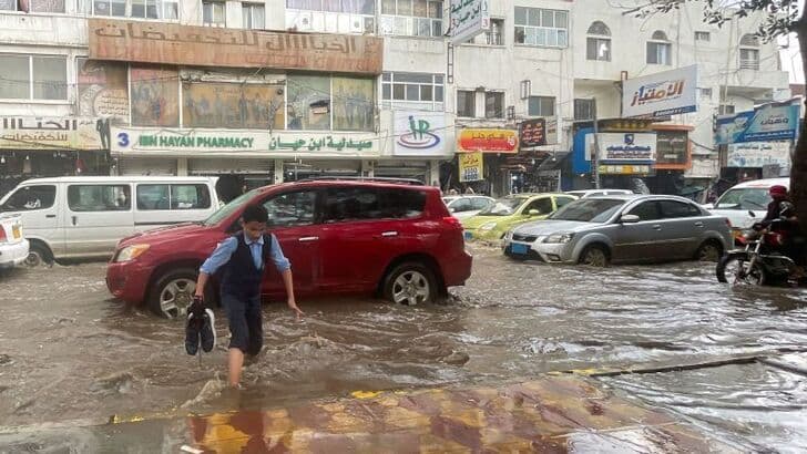 97 dead in Yemen floods, millions displaced