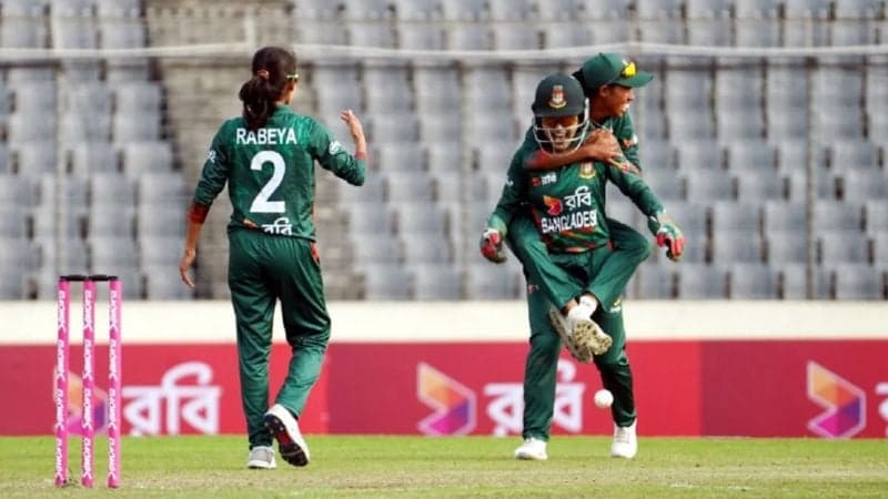 Bangladesh woman's cricket team thrashes Ireland by 154 runs