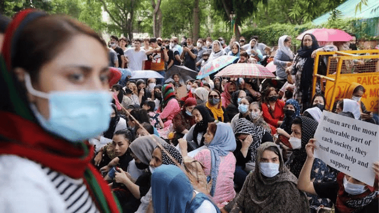Afghan refugees are left huddled at the feet of democracy