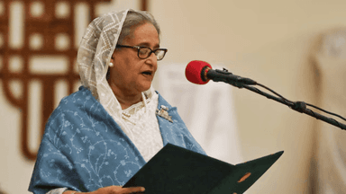 In telephone interview with Reuters, Sheikh Hasina reiterates December return upon surrender 