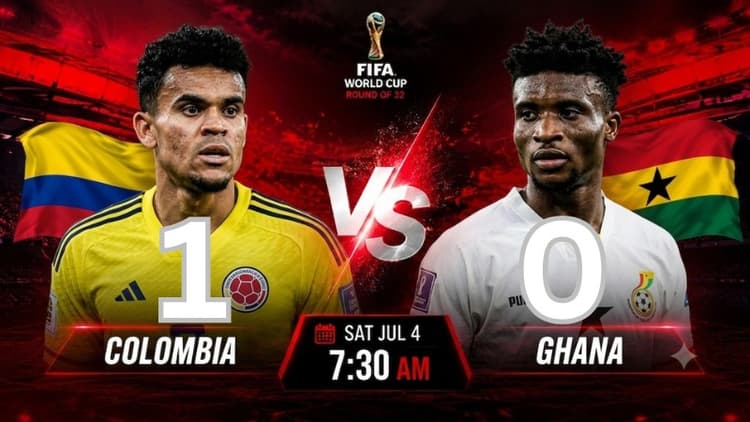 Colombia vs Ghana—World Cup: Live score and match stats