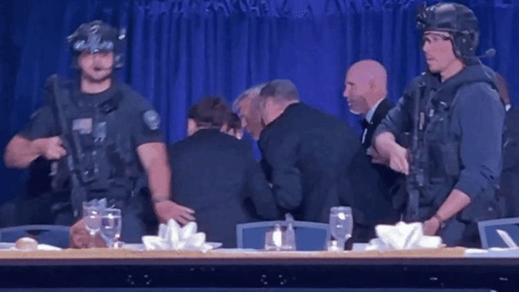 Shots reportedly fired, Trump evacuated from press dinner in Washington