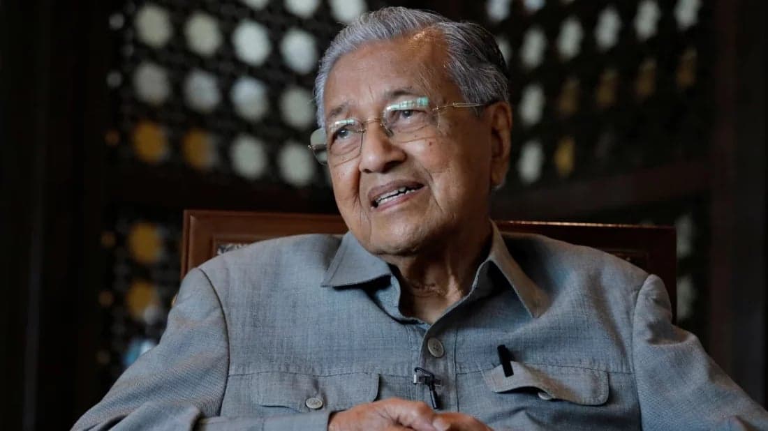 Malaysia's centenarian ex-PM Mahathir in hospital after fall: aide