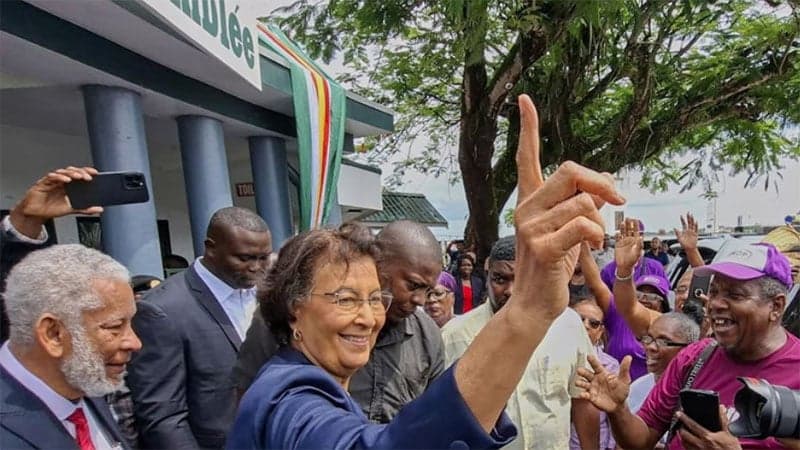 Jennifer Geerlings-Simons elected as Suriname’s first female President