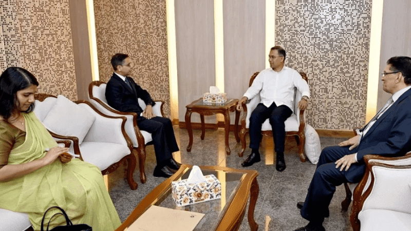 Pranay Verma pays farewell call on Prime Minister Tarique Rahman