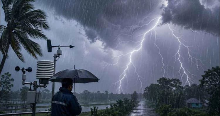 Thunderstorms likely in four regions of country