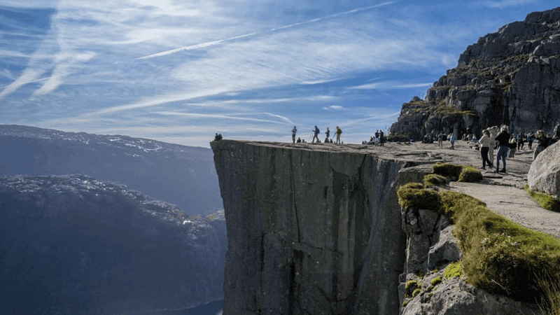 Pulpit Rock: Standing here feels like the end of the world